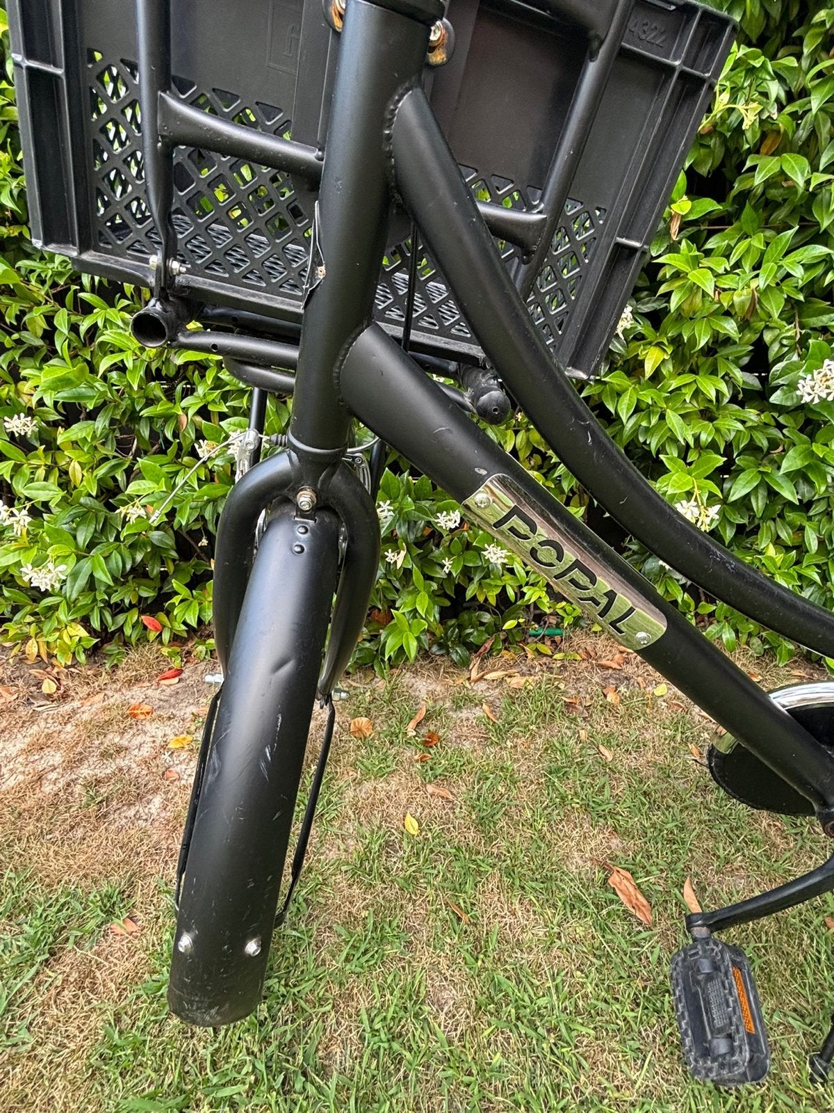 Popal Daily Dutch Basic 24 inch Meisjesfiets Zwart, Ophalen, Gebruikt, Terugtraprem, 20 inch of meer