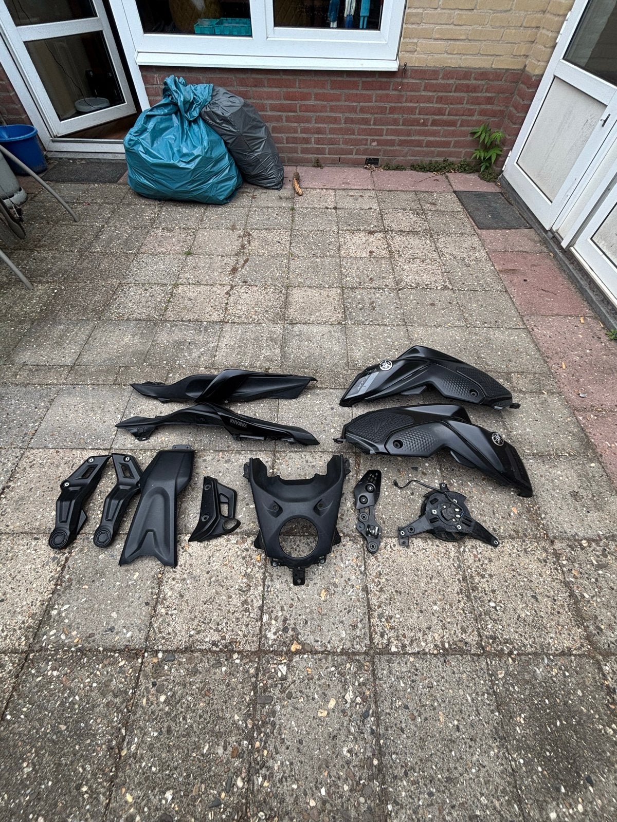Kappen set Yamaha MT07 2022 - Gebruikt, Ophalen, Gebruikt
