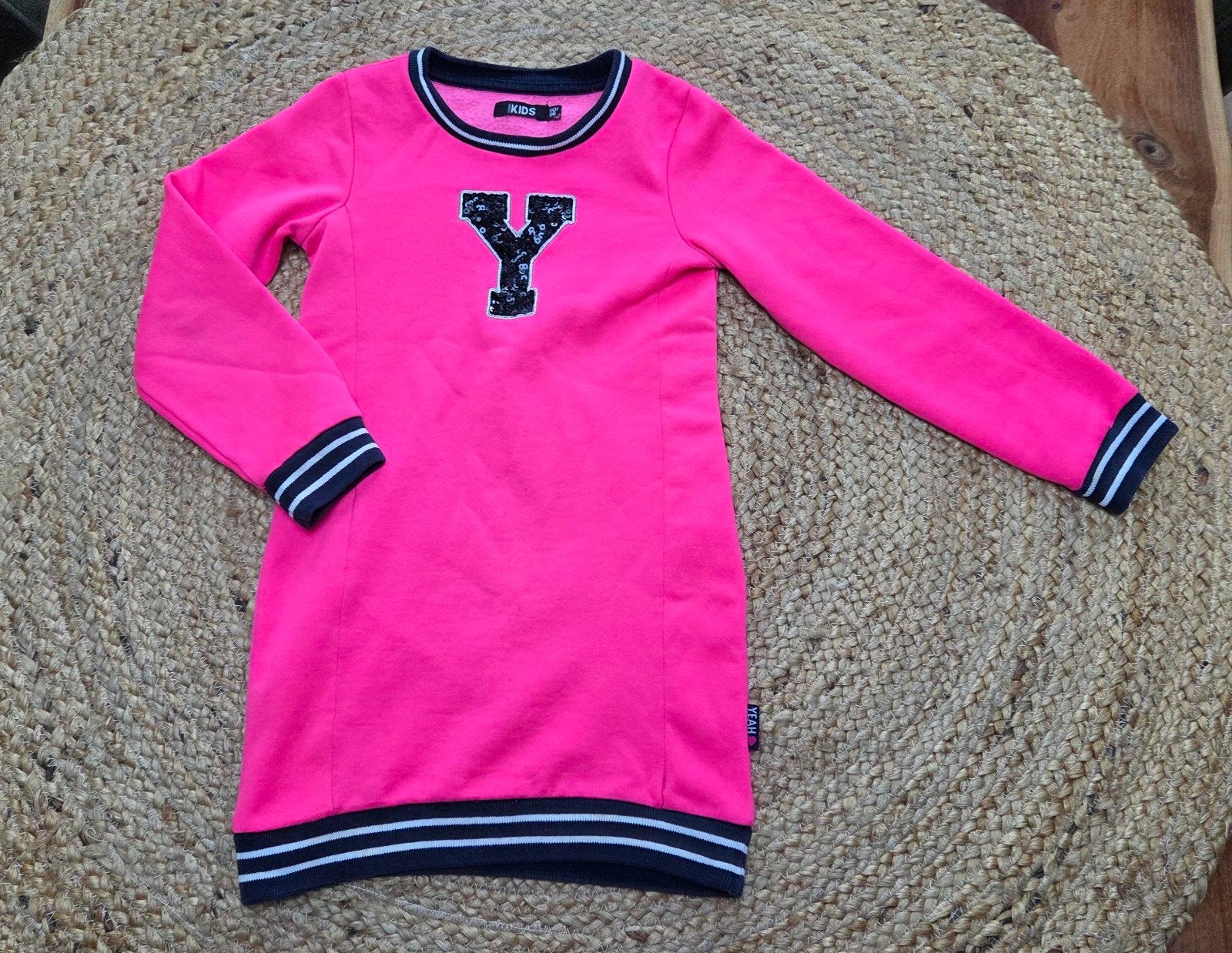 leuke roze jurk europe kids maat 110/116, Europe Kids, Meisje, Ophalen of Verzenden, Zo goed als nieuw