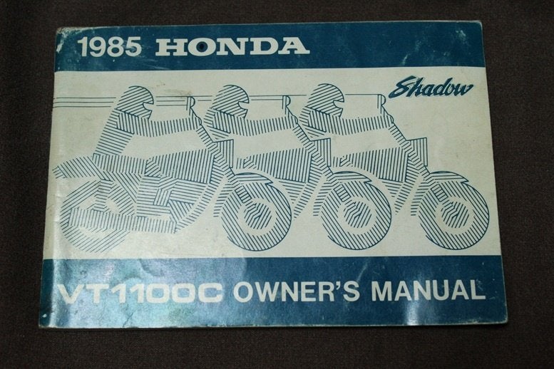 Honda VT1100C Shadow 1985 motorcycle owner's manual VT 1100, Ophalen of Verzenden, Honda