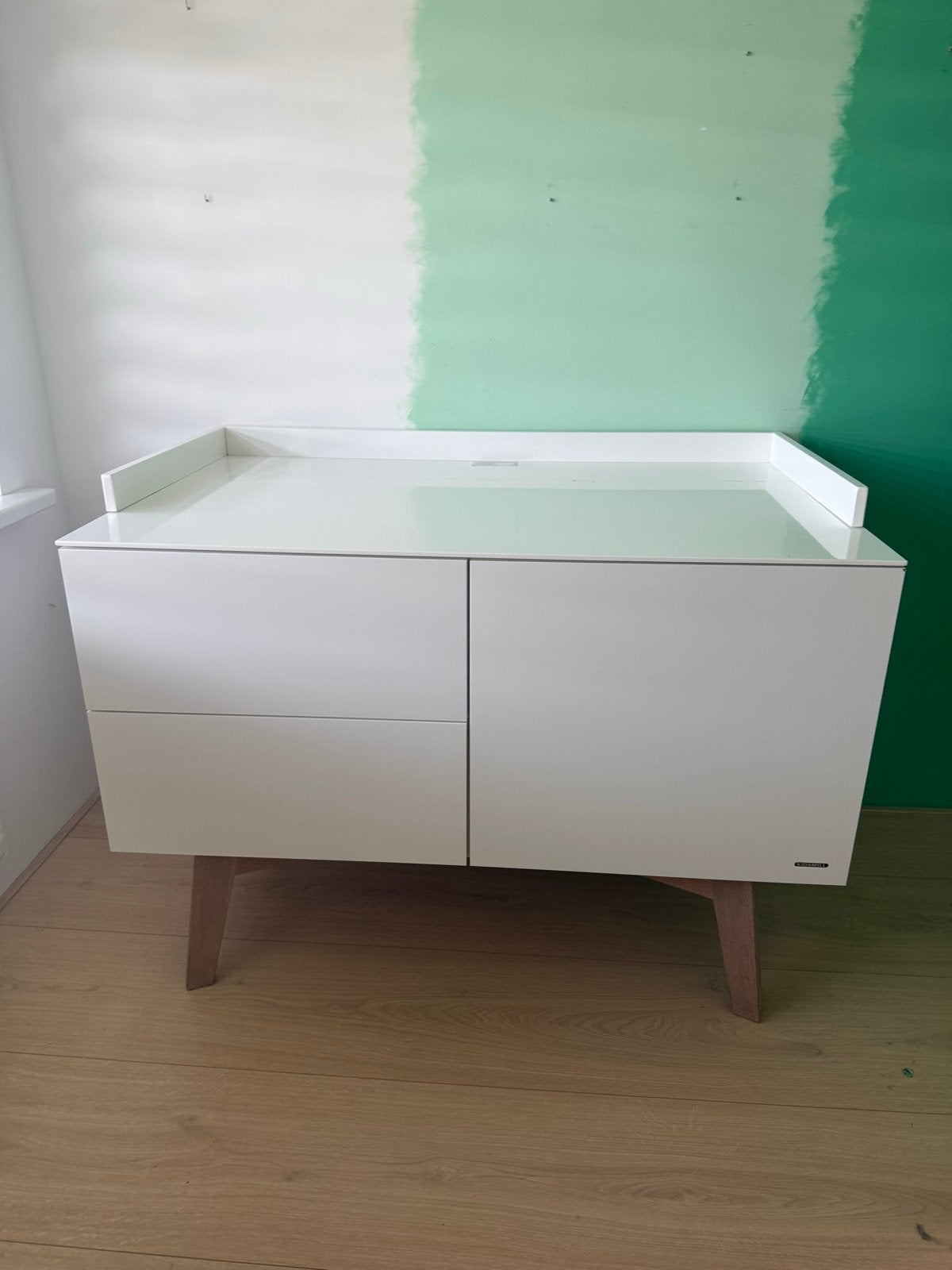kidsmill sixties incl blad vergroter, Ophalen, 100 cm of meer, Zo goed als nieuw, Opstaande rand
