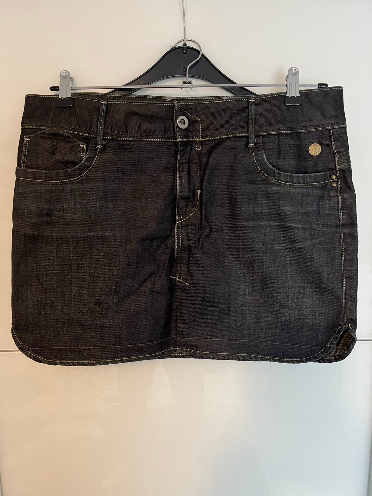 G-Star 3301 Denim rok maat 32, Ophalen, Blauw, Maat 42/44 (L), Zo goed als nieuw