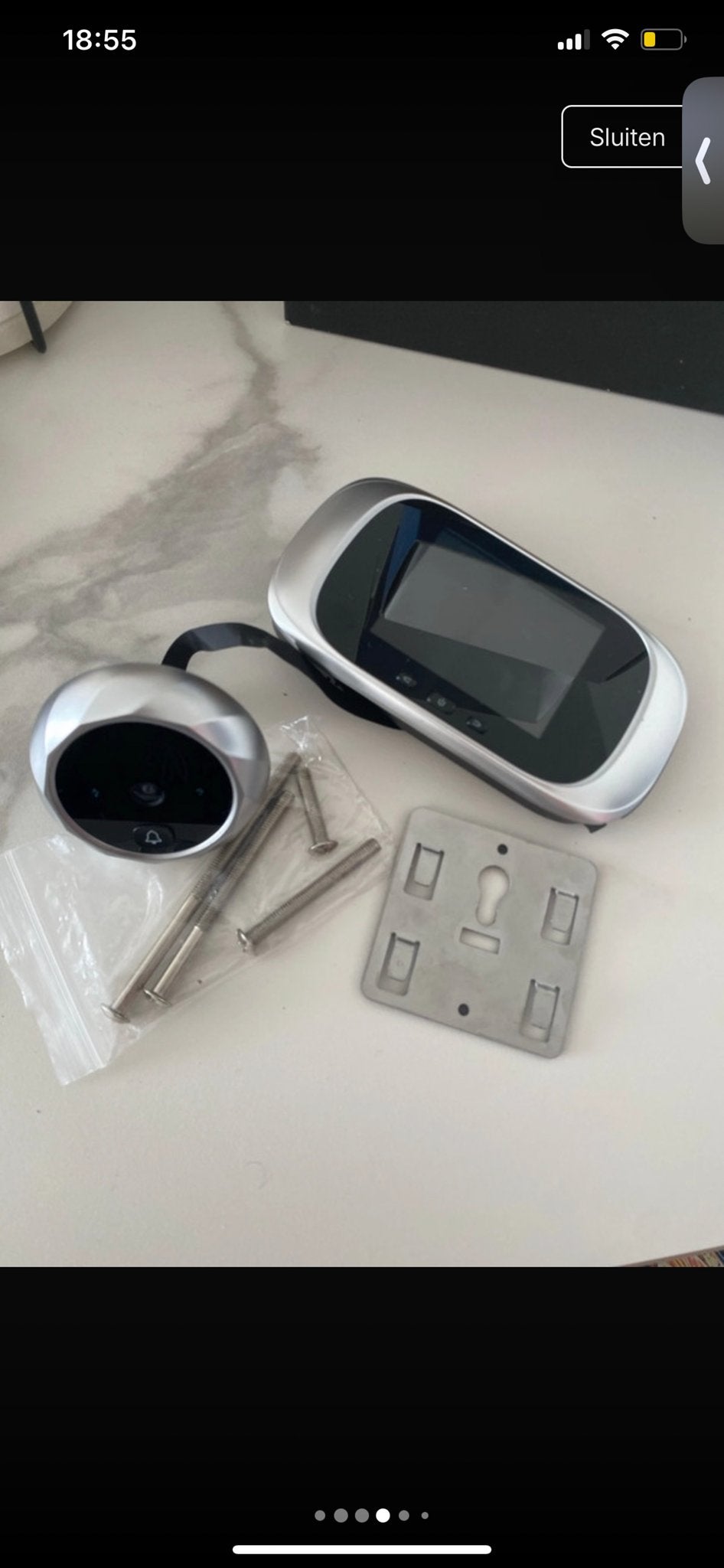 Digitale Deurspion met LCD Scherm, Ophalen of Verzenden, Bewegingsdetectiesensor, Nieuw, Bedraad