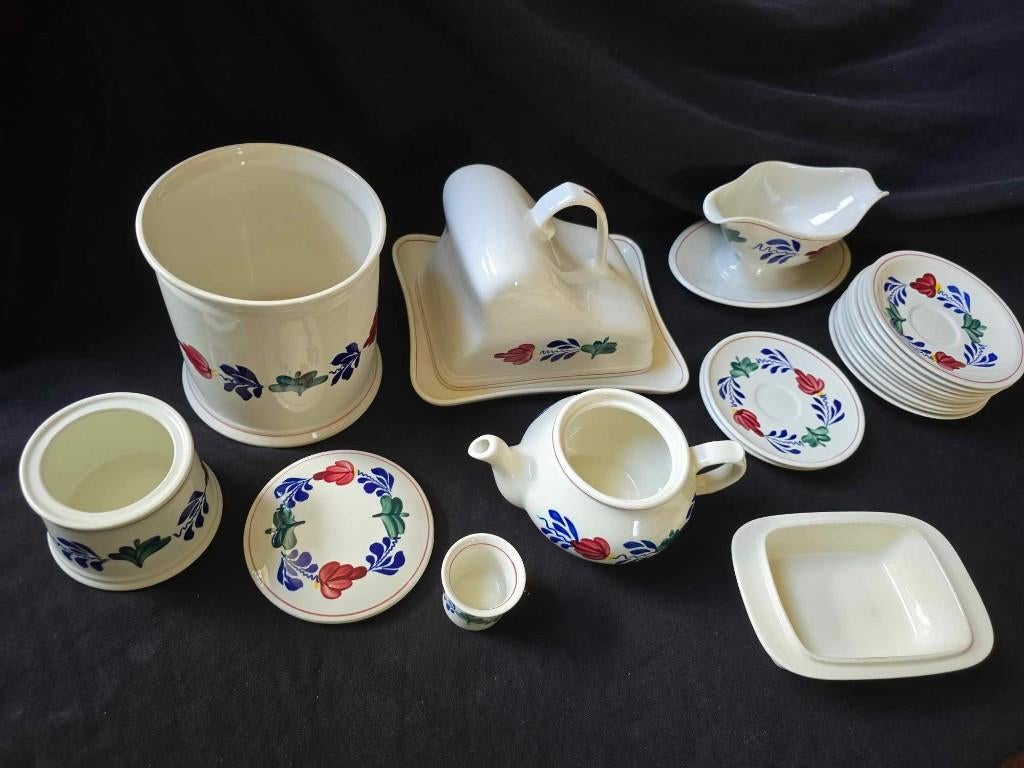 Boerenbont servies, Overige materialen, Gebruikt, -, -