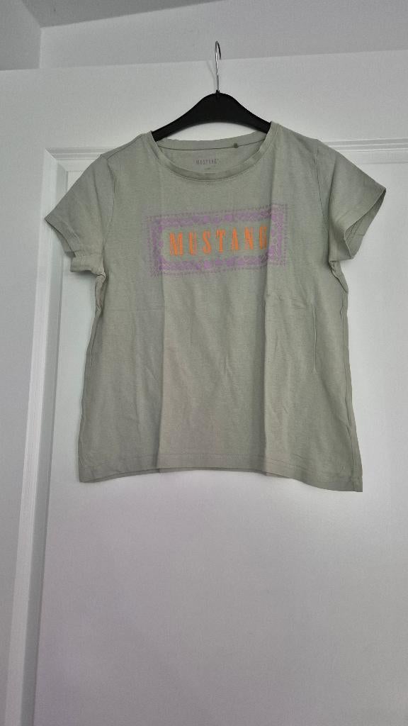 t-shirt mustang, Ophalen of Verzenden, Zo goed als nieuw, Korte mouw, Mustang