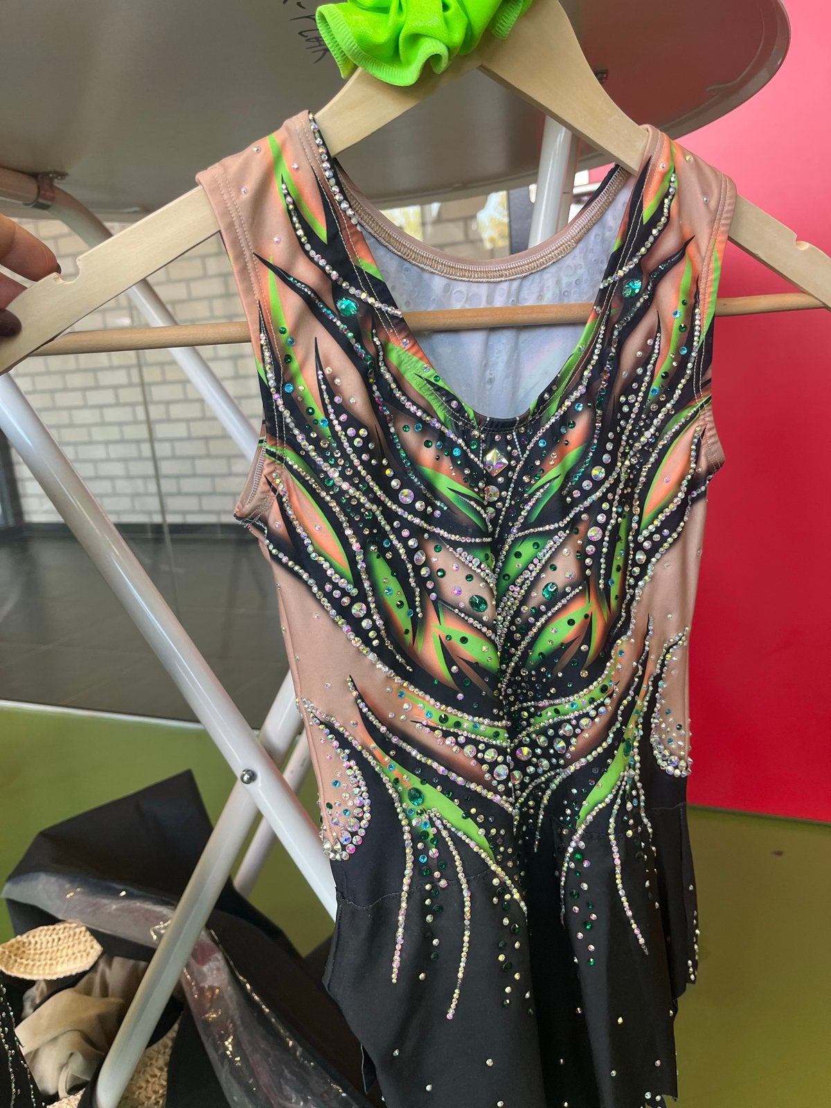 Turnpakje Ritmische Gymnastiek - Zo goed als nieuw, Kleding | Dames, Meerkleurig, Overige typen, Ophalen of Verzenden, Zo goed als nieuw