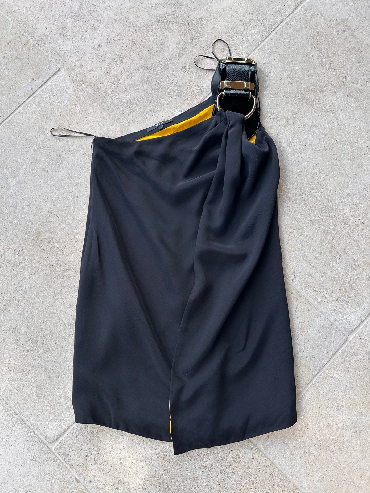 Zeldzame 2008 GUCCI Avondjurk, Kleding | Dames, Zwart, Nieuw, Ophalen of Verzenden, Maat 36 (S)