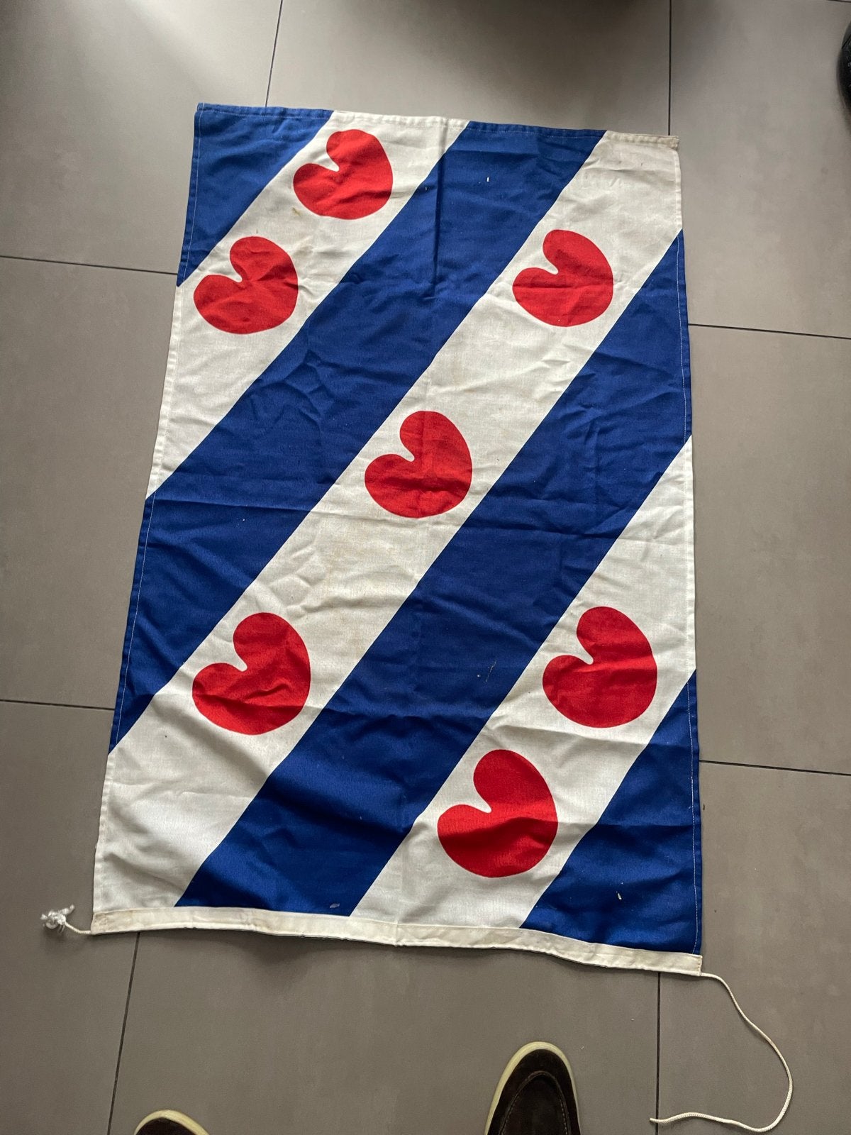 Friese vlag circa 35 jaar oud, Ophalen of Verzenden, Gebruikt