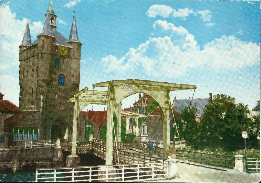 K7224 Ongelopen ansichtkaart Zierikzee, Ophalen of Verzenden, 1960 tot 1980, Ongelopen, Zeeland