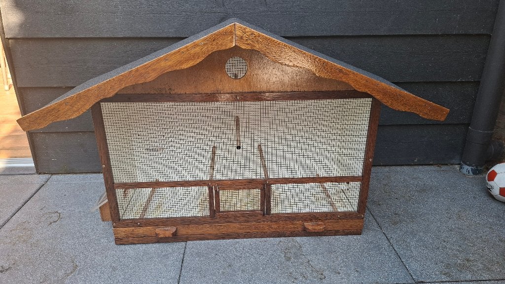 VINKEN KOOI, Dieren en Toebehoren, Vogels | Hokken en Kooien, Ophalen, Gebruikt, Hout, Vogelkooi