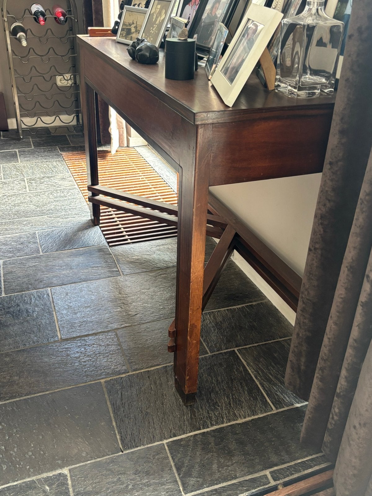 Klassieke houten sidetable / consoletafel, Huis en Inrichting, Ophalen, Gebruikt, 100 tot 150 cm, Klassiek