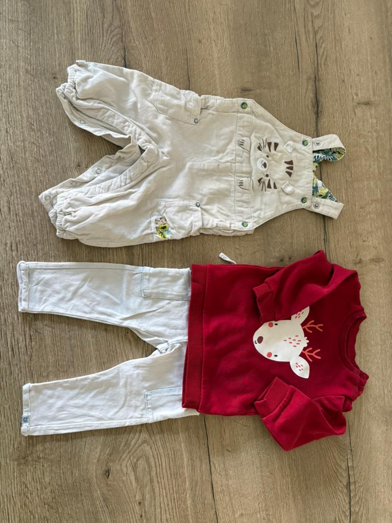 Kledingpakket Sergeant Major, M&S mt 74-80, Kinderen en Baby's, Babykleding | Maat 68, Ophalen of Verzenden, Zo goed als nieuw