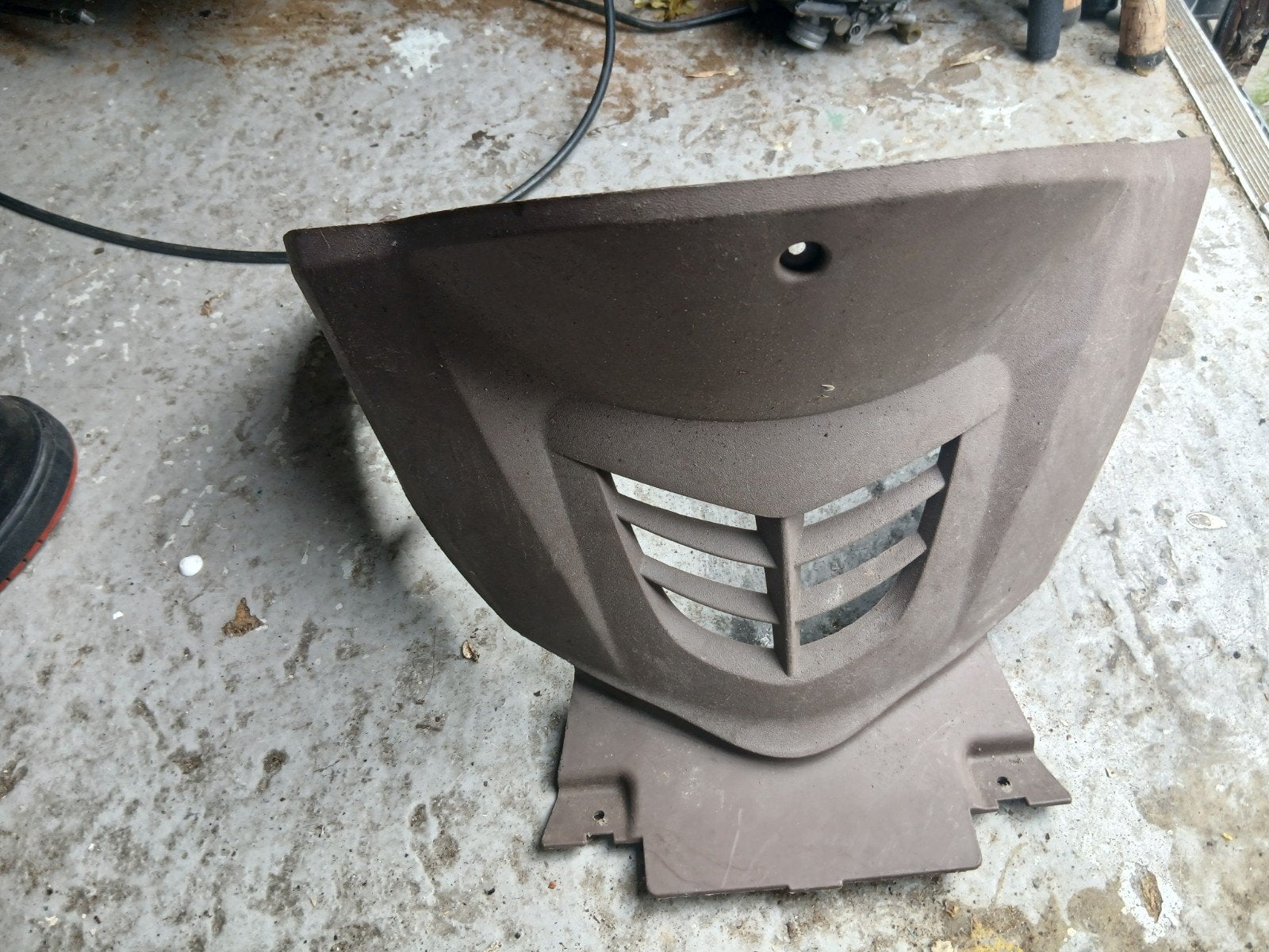 Sym mio motor luik kap bruin, Ophalen of Verzenden, Gebruikt, Kap