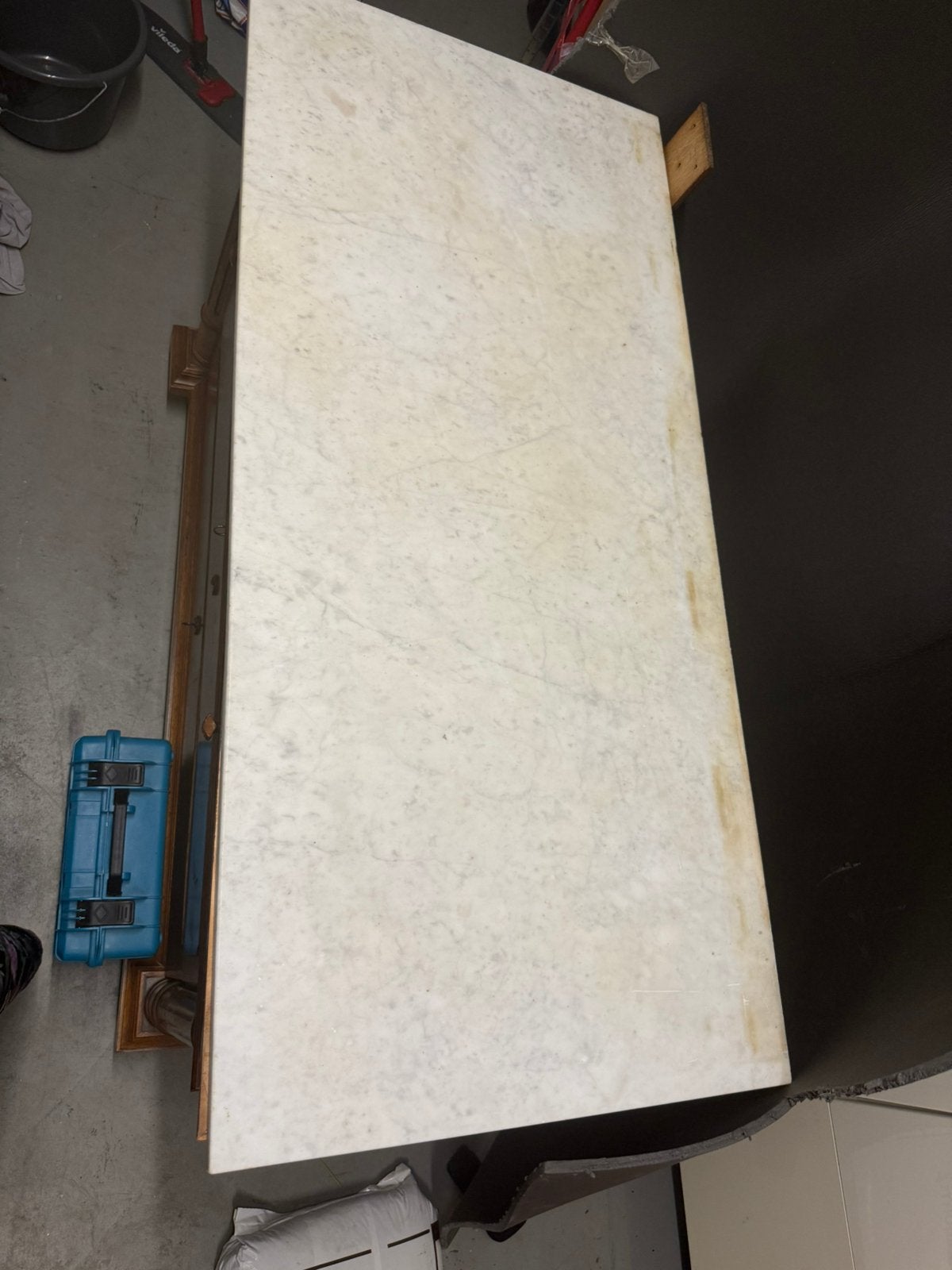 Marmeren plaat, Huis en Inrichting, Ophalen, Gebruikt, 100 tot 150 cm, Overige typen