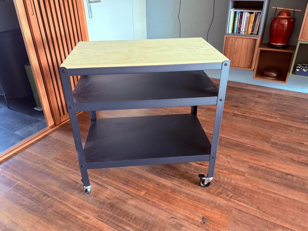 Keukenblok trolley, Ophalen, Zo goed als nieuw, 75 cm of meer, 60 cm of meer