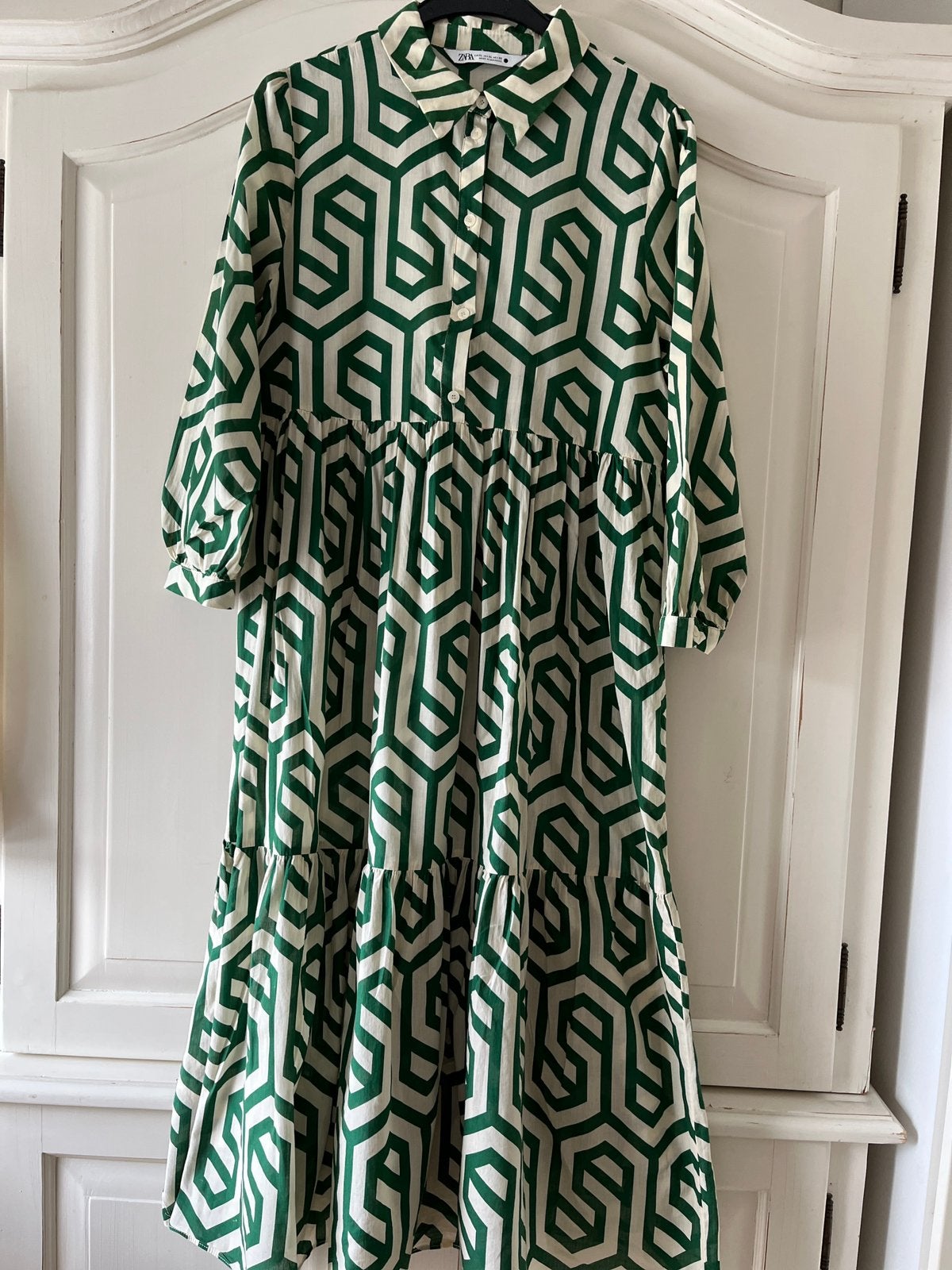 Zara lange zomer jurk XL, Ophalen of Verzenden, Zo goed als nieuw, Maat 42/44 (L), Onder de knie
