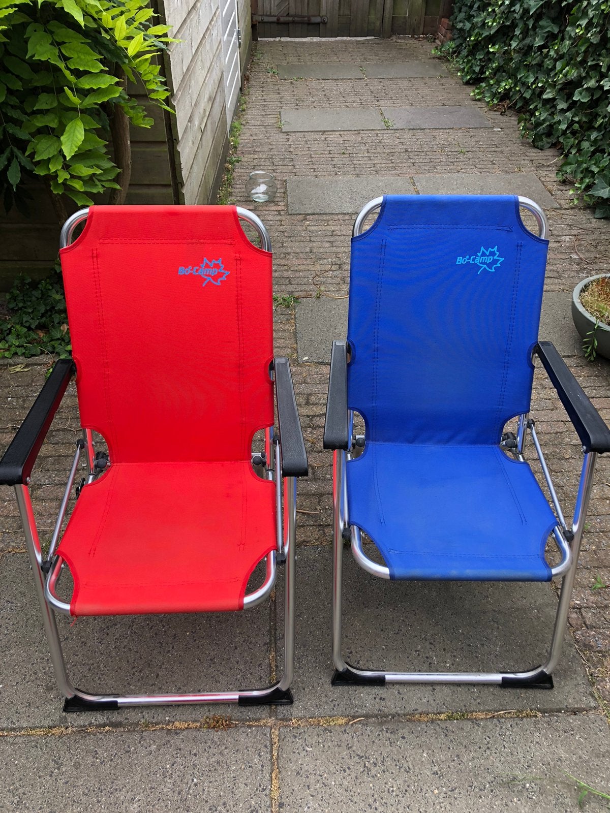 Bo-Camp Copa Rio Kids kinderstoel 2x- Ocean en rood, Ophalen, Zo goed als nieuw, Campingstoel