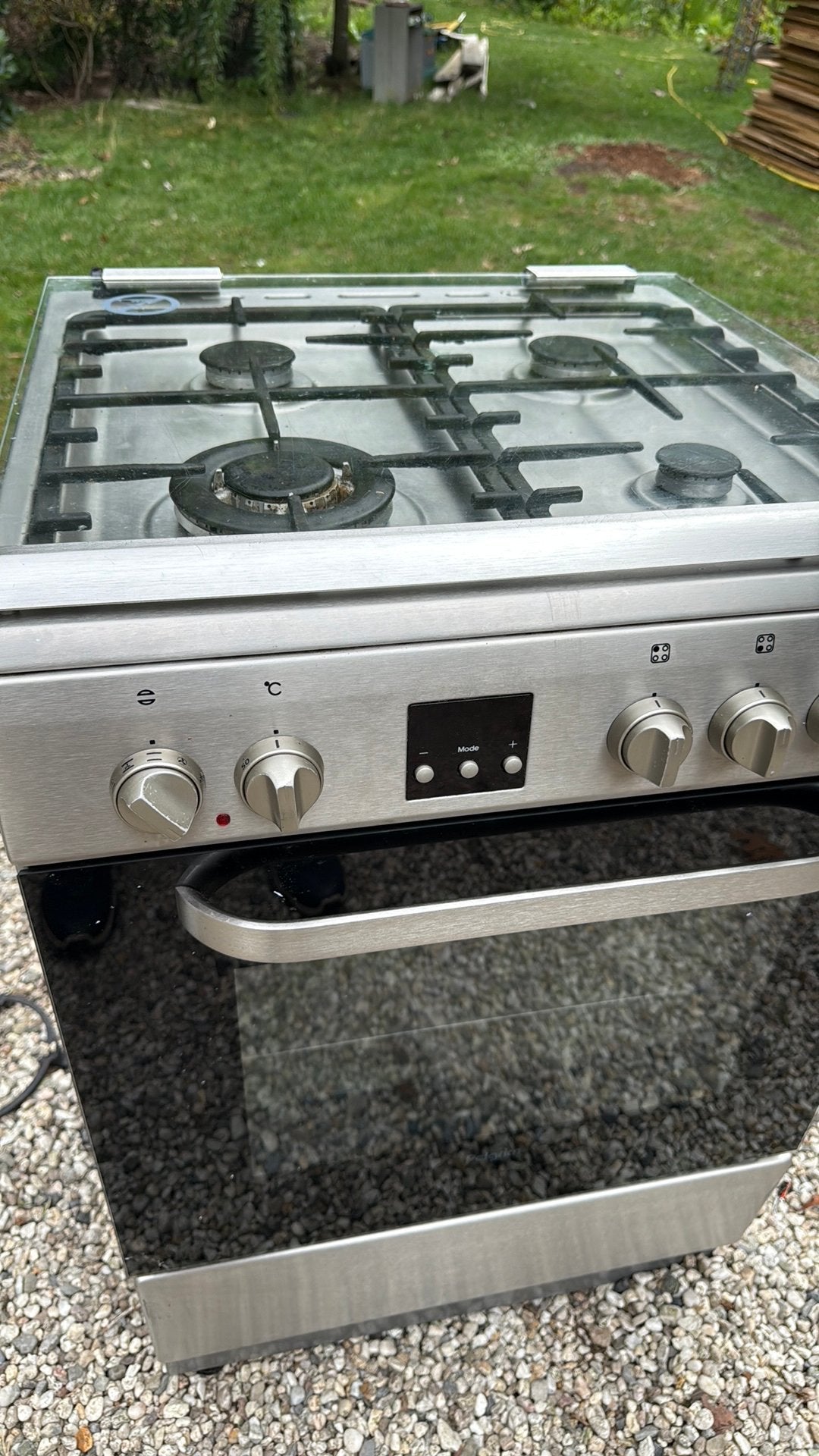 Pelgrim kookplaat met oven, Ophalen, Gebruikt, Hete lucht, 4 kookzones
