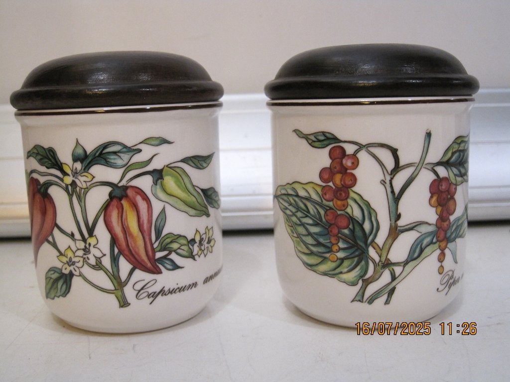 villeroy en boch botanica potjes (350), Ophalen of Verzenden, Gebruikt, Porselein, Overige typen