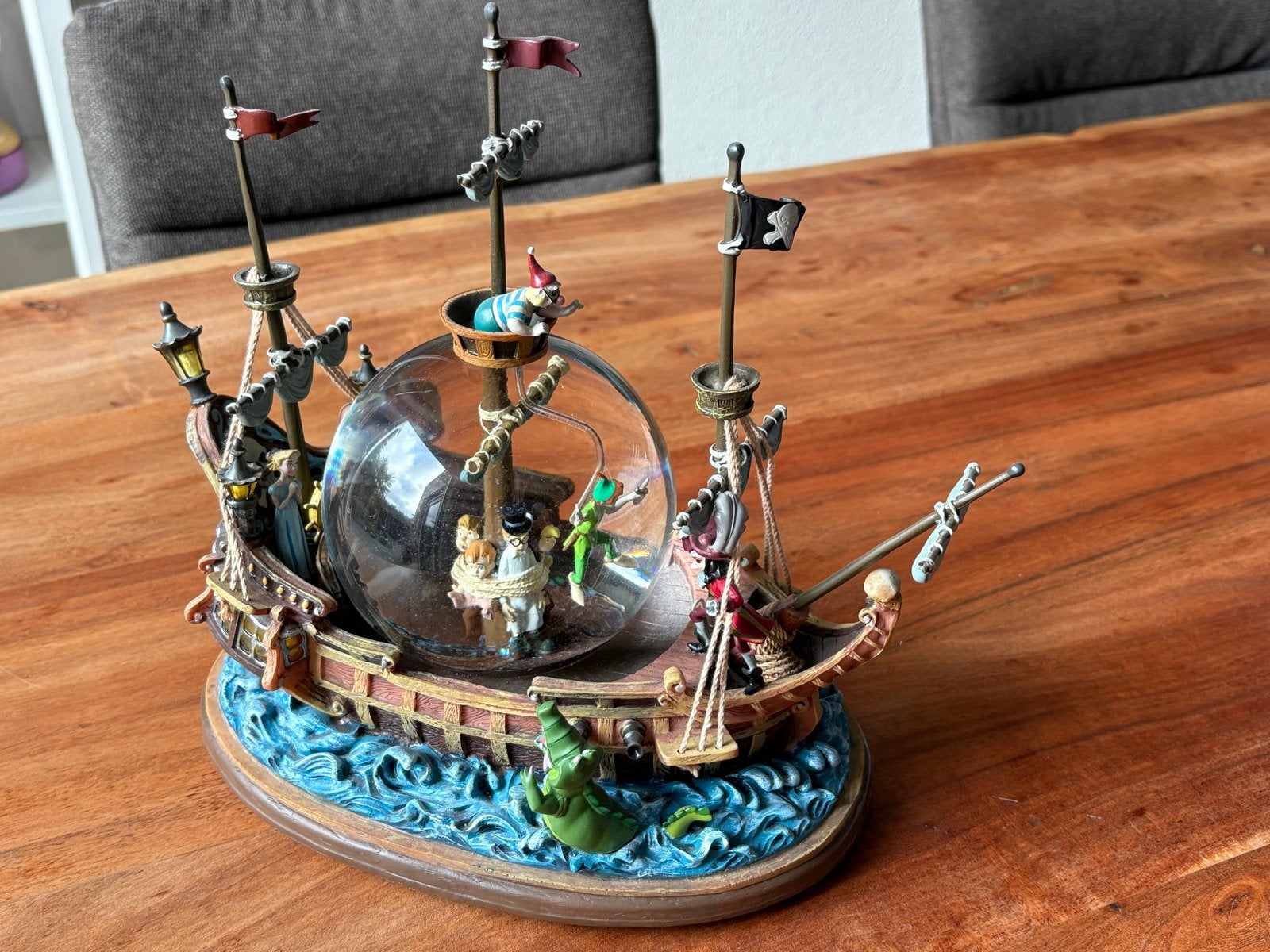 Peter Pan Sneeuwbol - Disney Collectible, Verzamelen, Ophalen of Verzenden, Peter Pan of Pinokkio, Zo goed als nieuw, Beeldje of Figuurtje