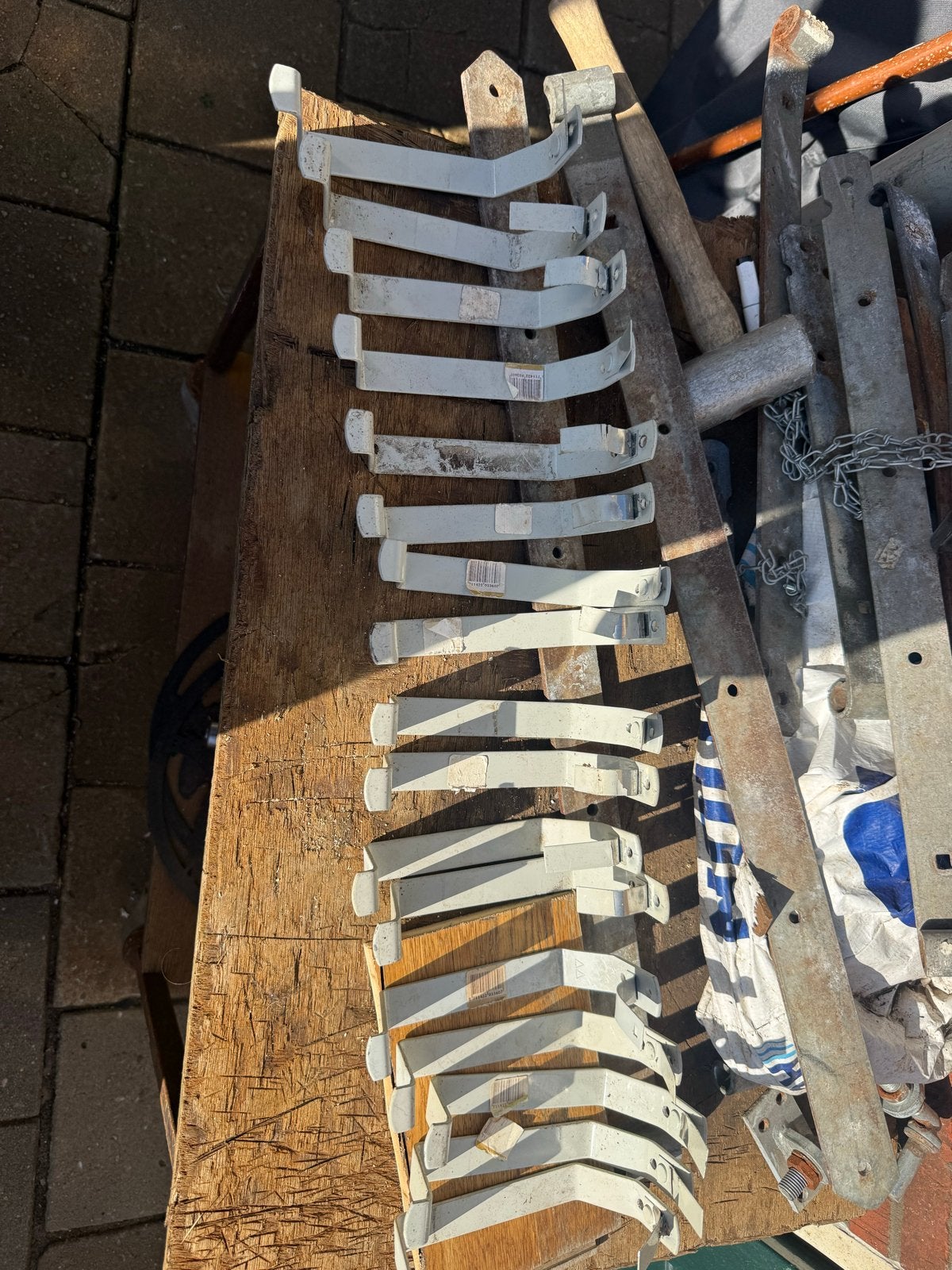Set van 20  Dakgootbeugels, Ophalen of Verzenden, Gebruikt