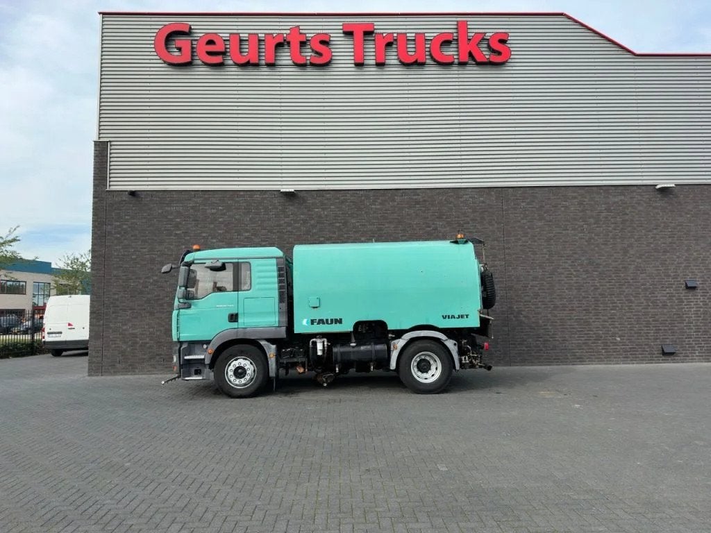 MAN TGM 18.240 4X2 + FAUN VIAJET 6R/HS SWEEPING TRUCK/ KEHRM, MAN, Bedrijf, Euro 4, Te koop