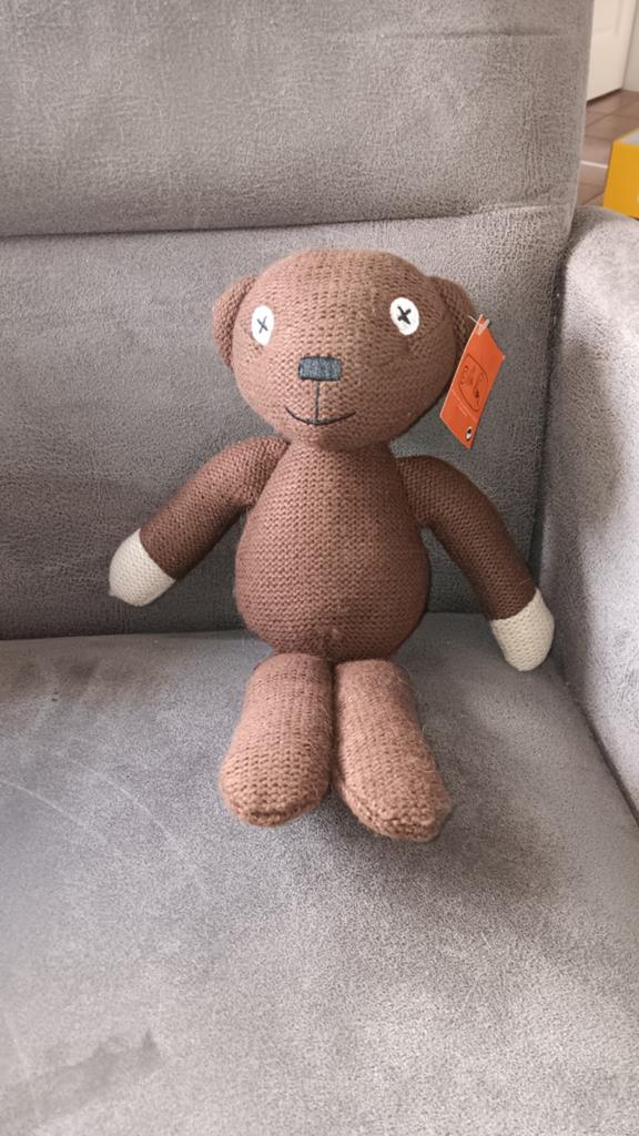Mr. Bean Teddybeer - Officieel Pluche Knuffel, Overige merken, Overige karakters, Beer, Ophalen of Verzenden