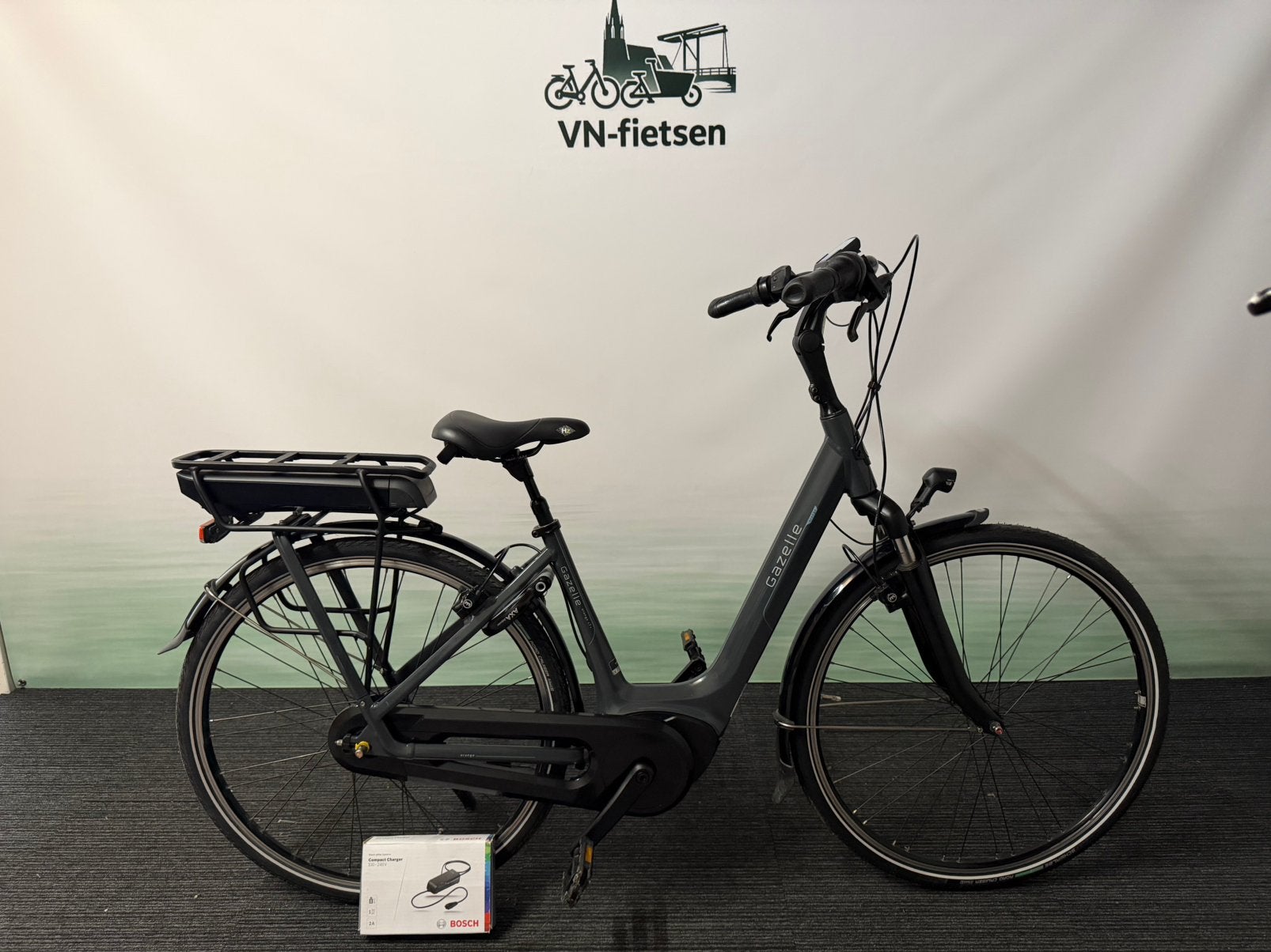 Gazelle Orange C7+ elektrische fiets -BOSCH - 400W- Garantie, Ophalen, Gebruikt, Gazelle, 47 tot 51 cm