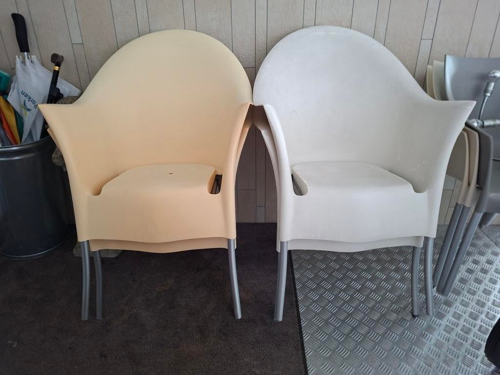 Design lordyo stoelen p.s.35 eur., Ophalen, Gebruikt, Kunststof, Stapelbaar
