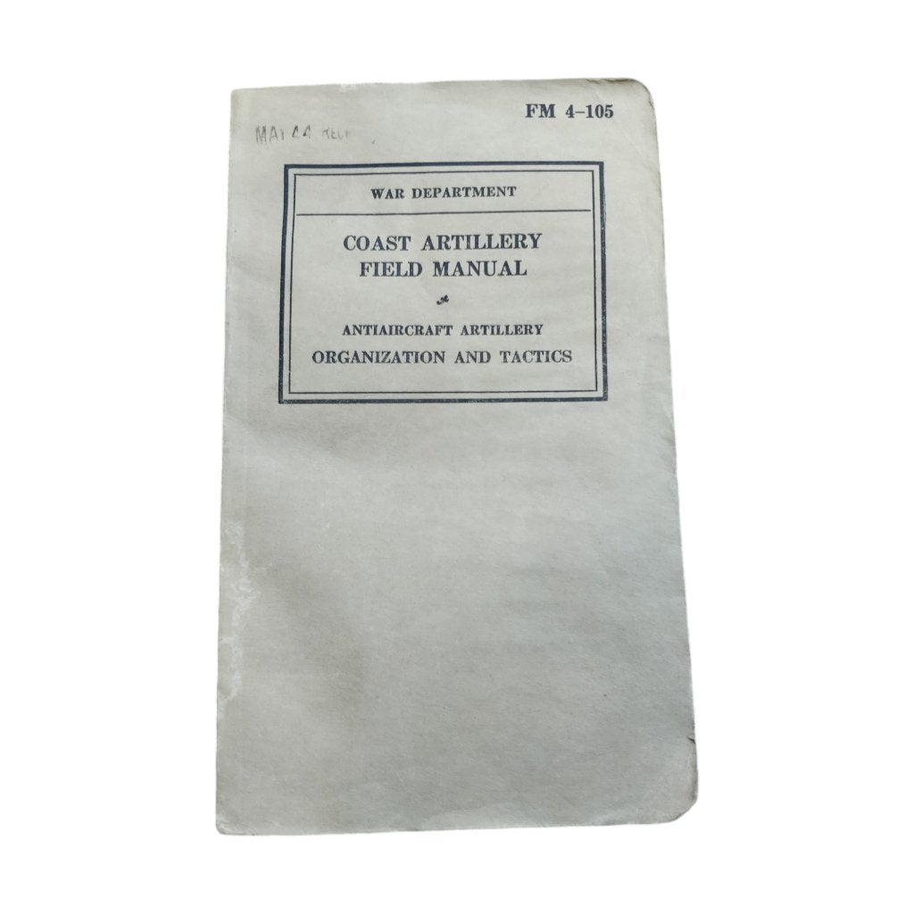 WWII US Field Manual Coast Artillery, Verzamelen, Ophalen of Verzenden, Amerika, Boek of Tijdschrift