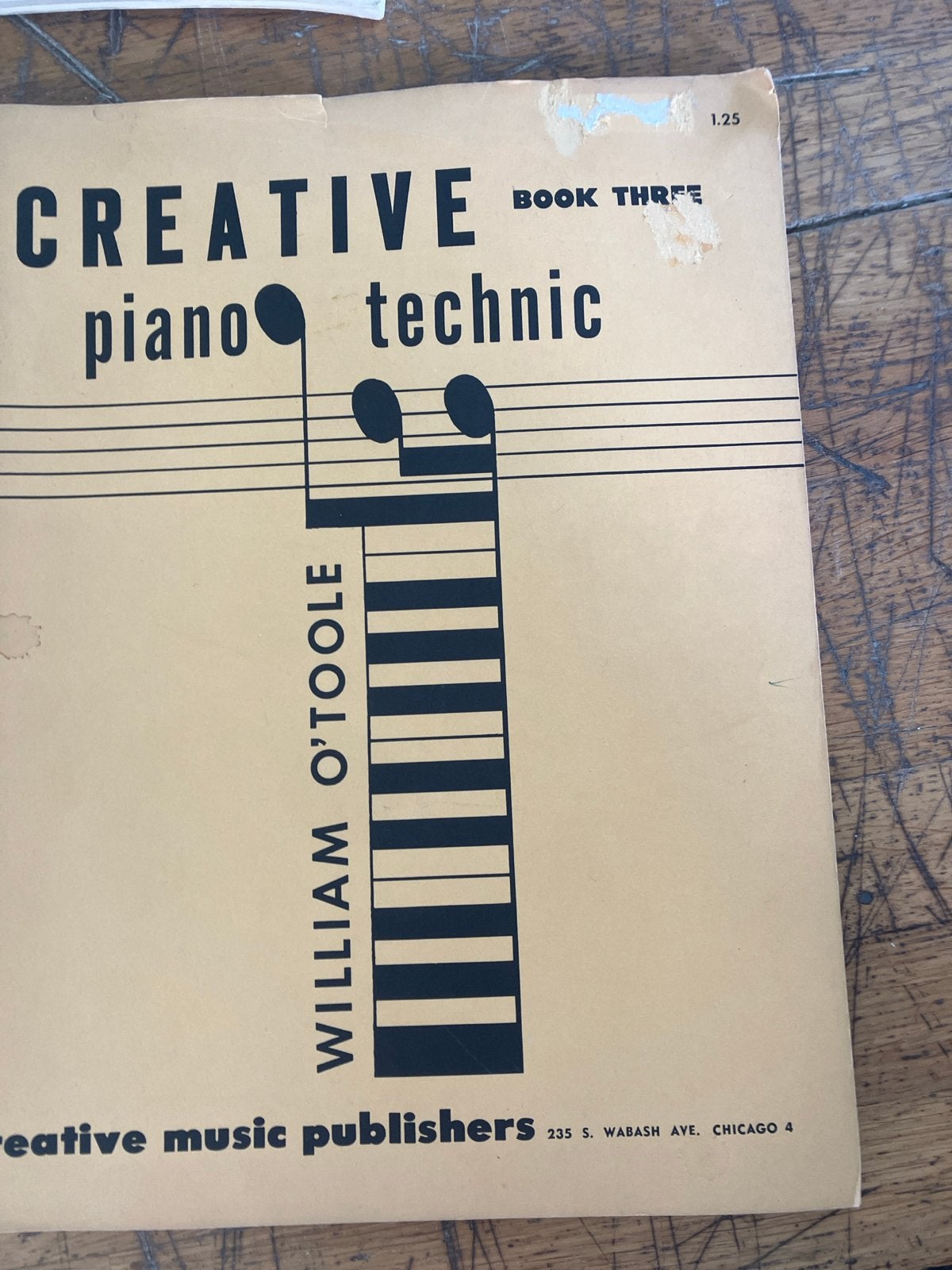 Creative Piano Technic - Boek Drie (William O'Toole), Gebruikt, Klassiek, Les of Cursus, Ophalen of Verzenden