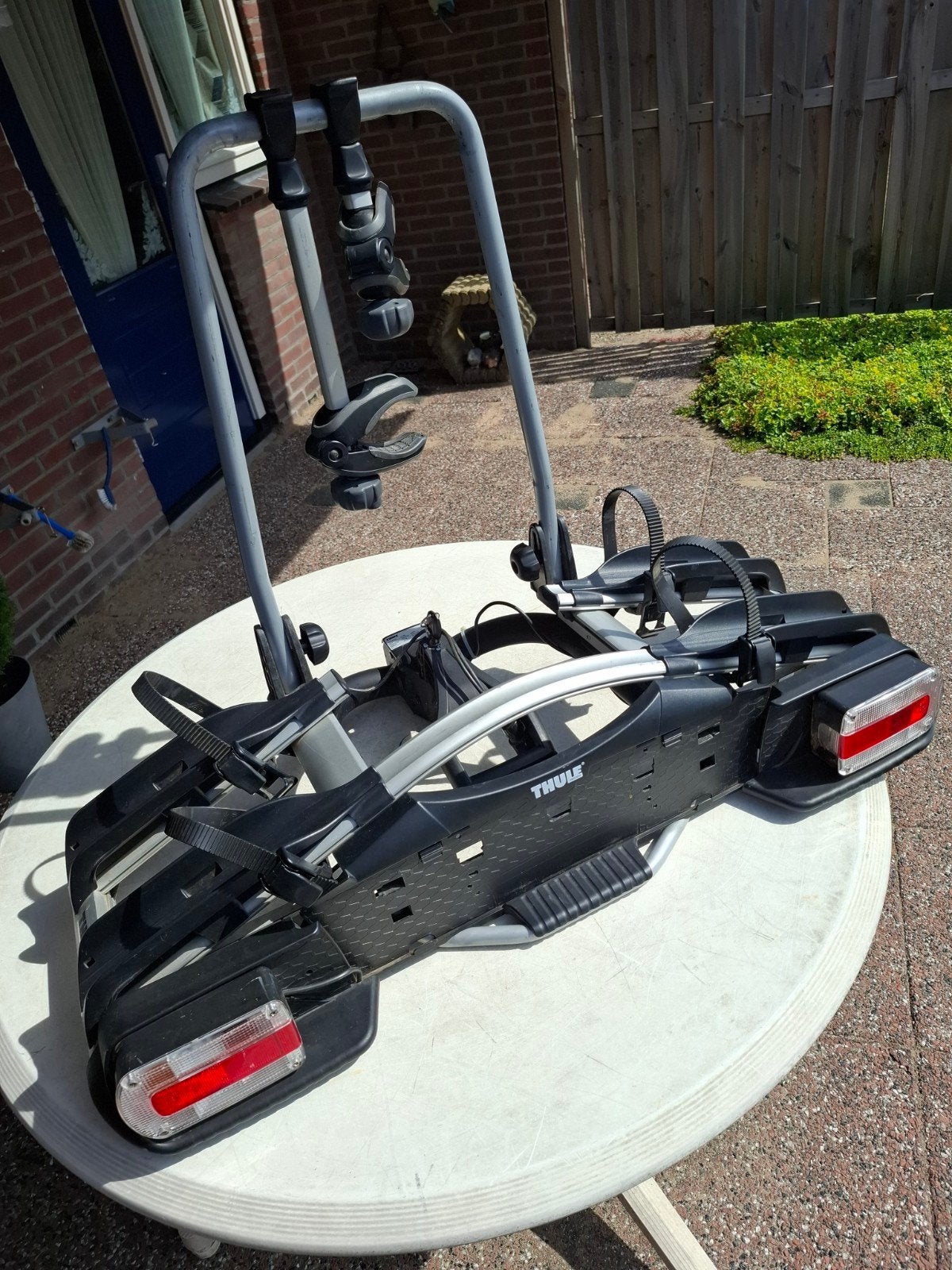 Thuleway 921 Fietsendrager voor 2 fietsen - Trekhaakdrager, Auto diversen, Fietsendragers, Ophalen, Elektrische fiets, Zo goed als nieuw