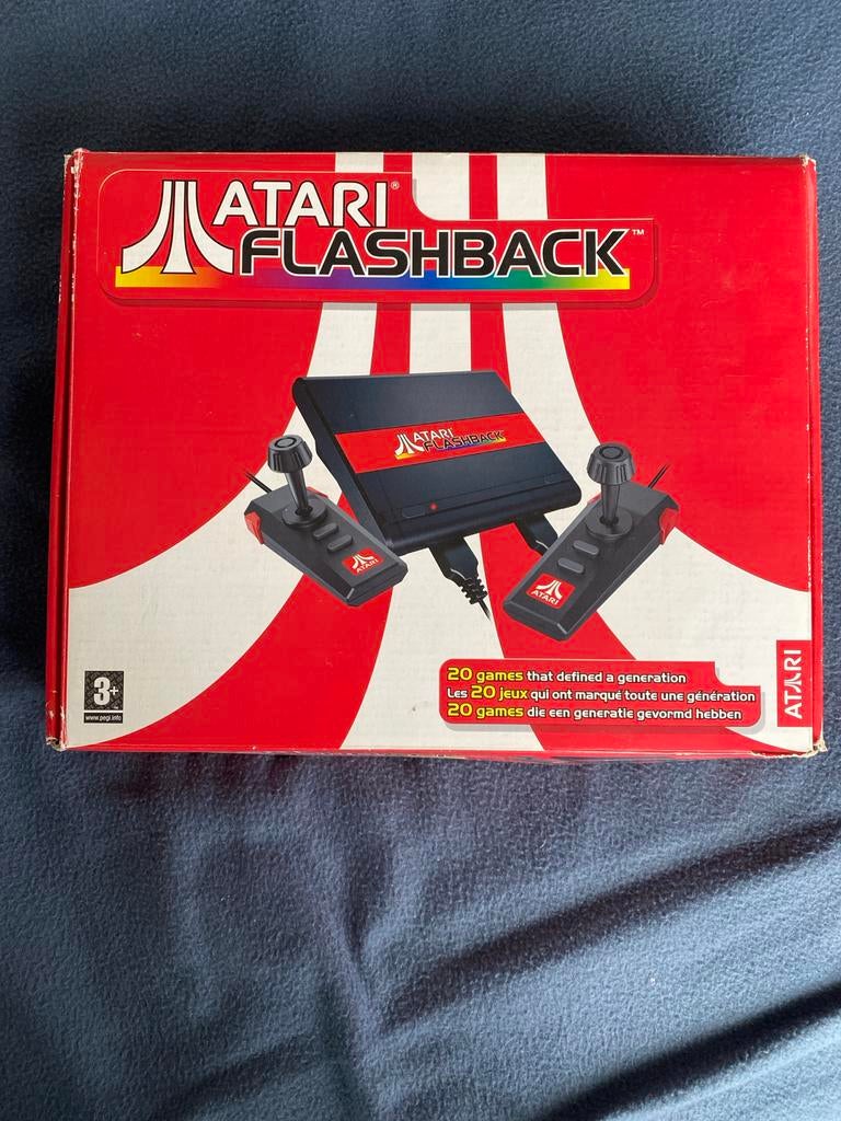 Atari Flashback Console - Compleet, Spelcomputers en Games, Spelcomputers | Atari, Ophalen of Verzenden, Gebruikt, Met games, Met 2 controllers