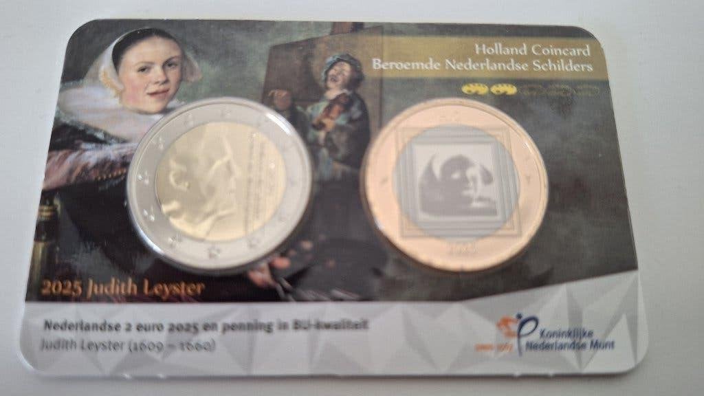 Coincard HCF 2025 - Judith Leyster - BU, Verzenden, Overige landen, 2 euro, Setje