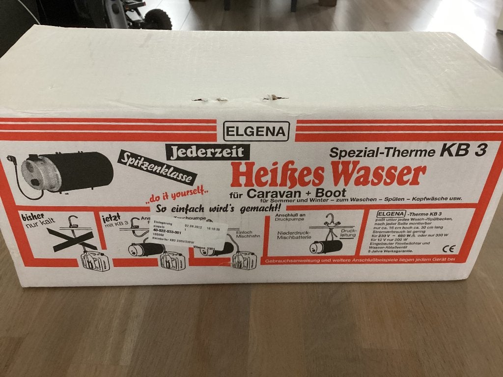 Boiler Elgena Therme KB 3, Ophalen of Verzenden, Nieuw