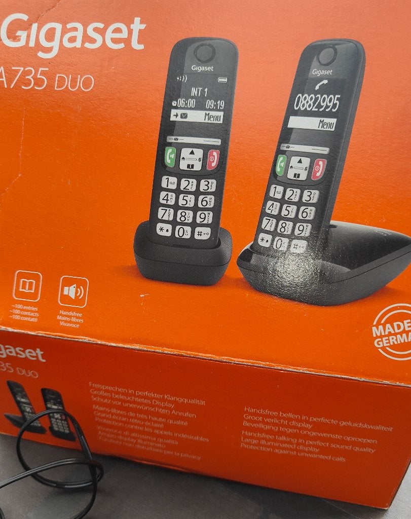 Gigaset Siemens A735 Duo, Ophalen of Verzenden, Zo goed als nieuw, 1 handset