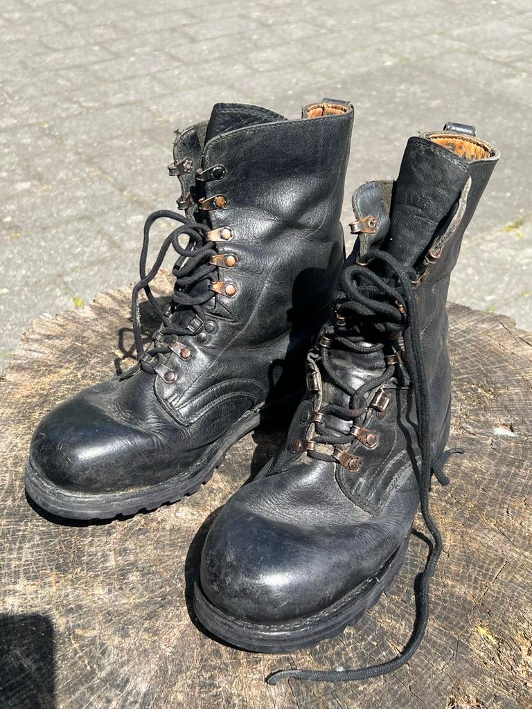 Duitse zware gevechtslaarzen - Maat 42, Ophalen of Verzenden, Gedragen, Zwart, Boots