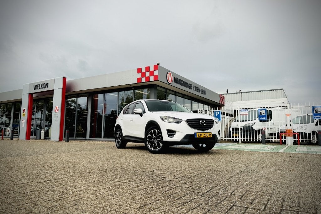 Mazda CX-5 2.0 SkyActiv-G 165PK GT-ML 2WD | TREKHAAK | LEDER, Auto's, Euro 6, 4 cilinders, Wit, SUV of Terreinwagen