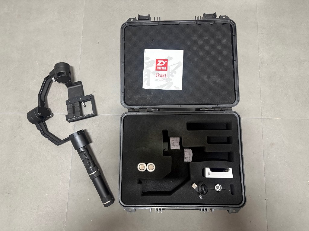 Zhiyun Crane, in koffer, Zhiyun, Gimbal, Ophalen of Verzenden, Zo goed als nieuw