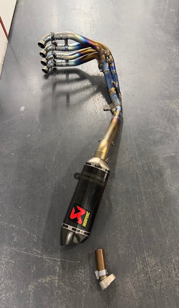 Akrapovic Racing Uitlaatsysteem Kawasaki ZX10R boven 2016+, Ophalen of Verzenden, Gebruikt