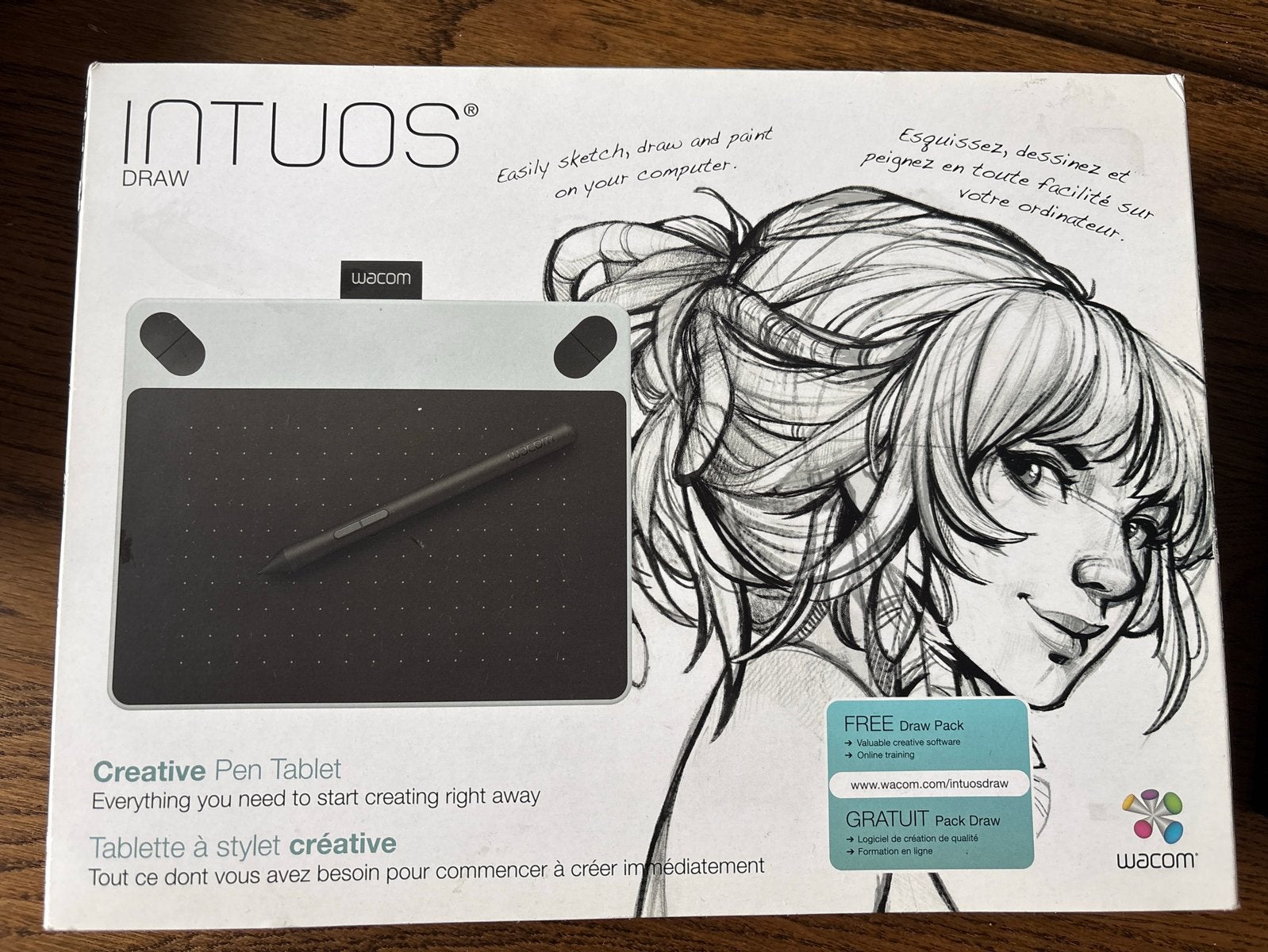 Wacom Intuos Creative Pen Tablet, Ophalen of Verzenden, Gebruikt, Bedraad