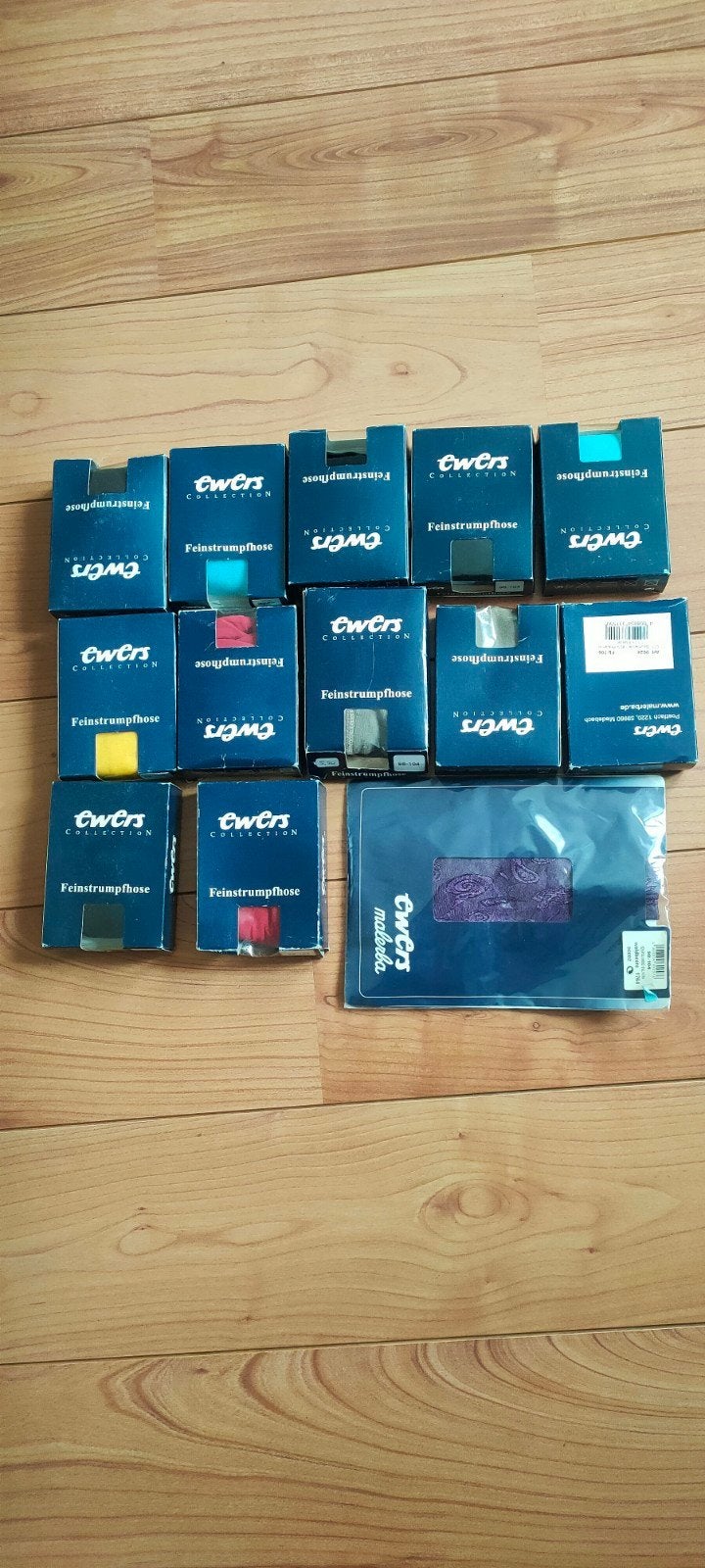 13 stukken Grote partij Ewers Feinstrumpfhose panty's, Zwart, Ophalen of Verzenden, Panty, Nieuw