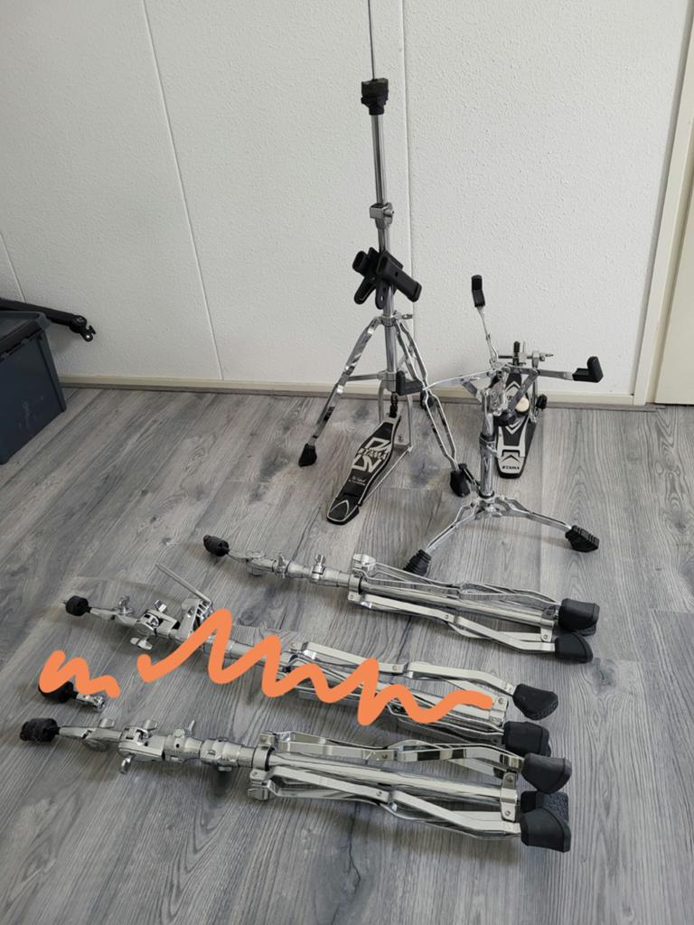 TAMA hardware **BODEMPRIJZEN!**, Muziek en Instrumenten, Drumstellen en Slagwerk, Zo goed als nieuw, Tama, Ophalen of Verzenden