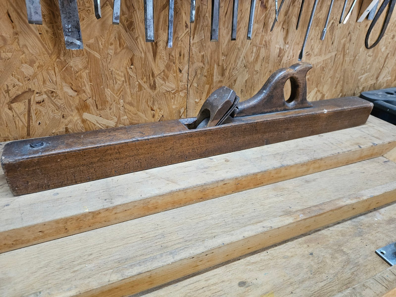 Antieke schaaf, reischaaf 90cm, Antiek en Kunst, Ophalen