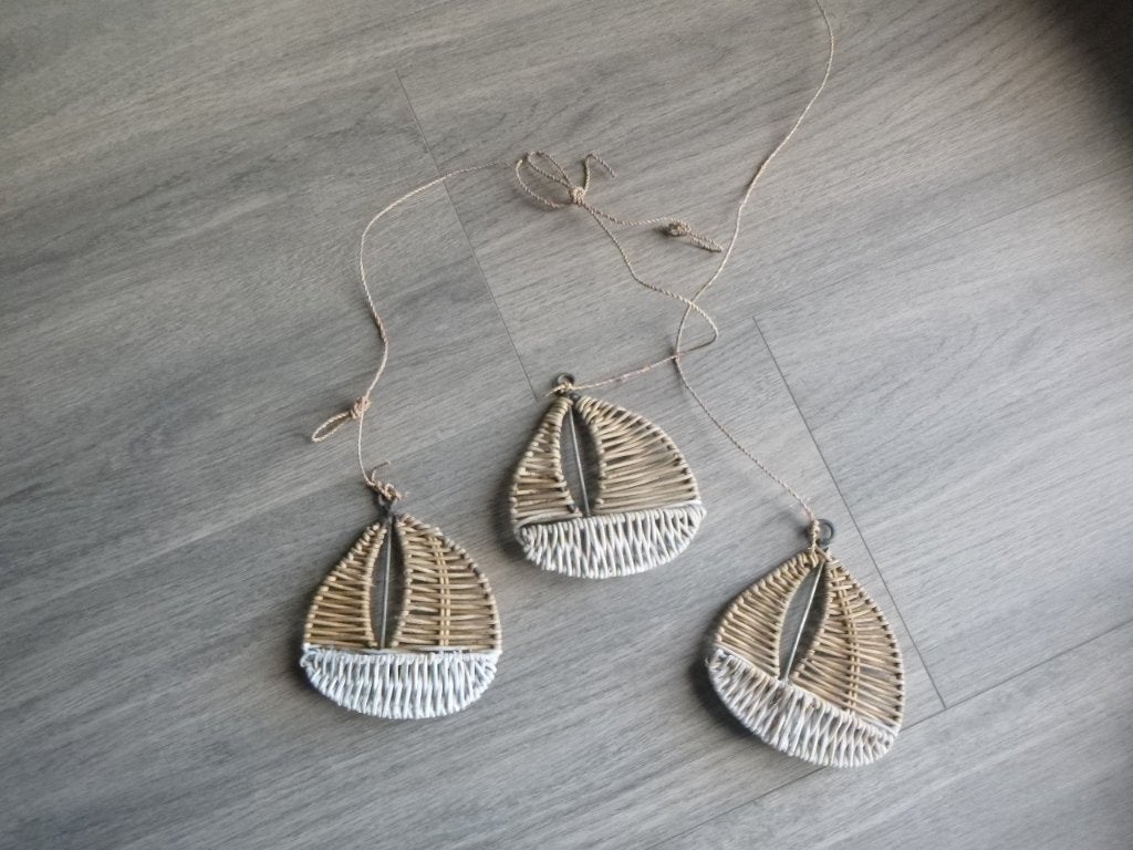 3x Riviera maison bootjes afm. 12x15 cm ,nieuwstaat, Huis en Inrichting, Woonaccessoires | Overige, Ophalen of Verzenden, Zo goed als nieuw