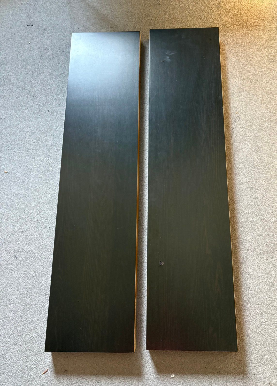 Ikea wandplanken zwart, Ophalen, Gebruikt