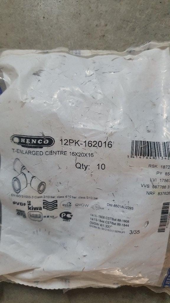 henco koppelingen, Ophalen, Nieuw, Overige typen