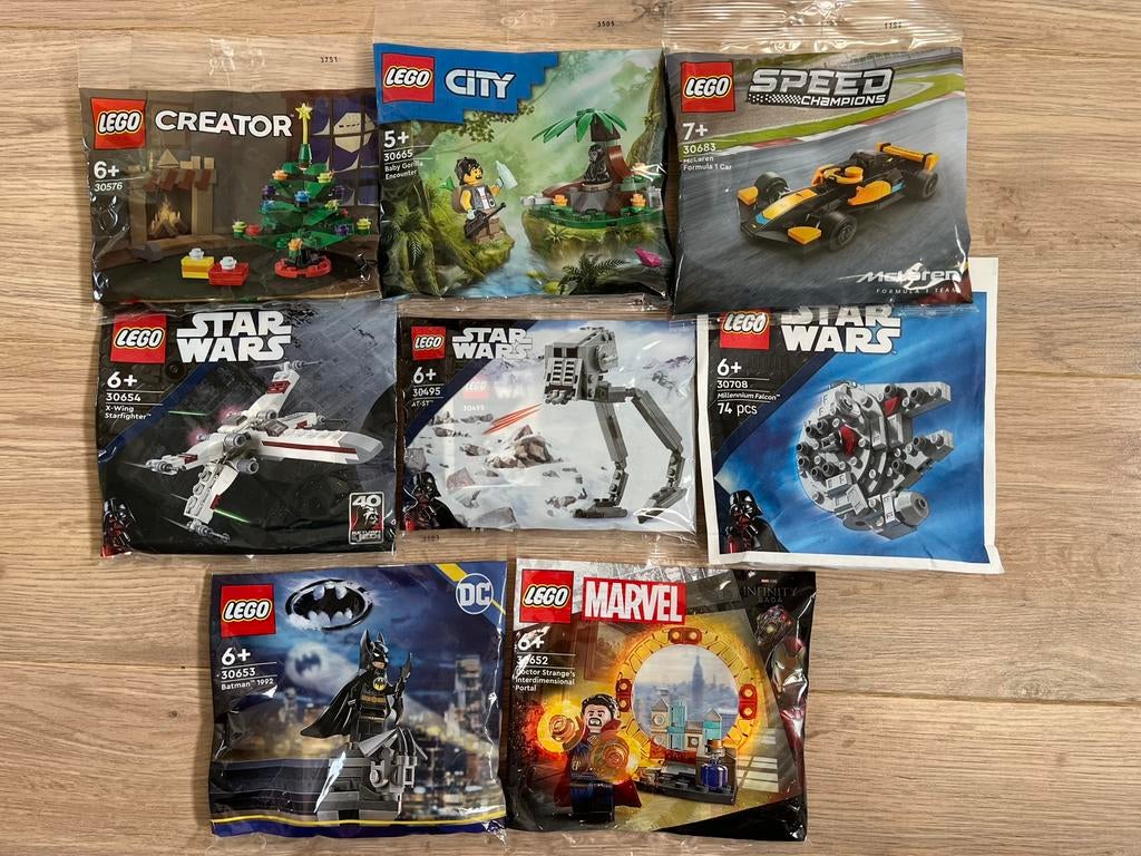 Lego polybags star wars, marvel, dc, speed champions, nieuw, Ophalen of Verzenden, Nieuw, Complete set, Lego