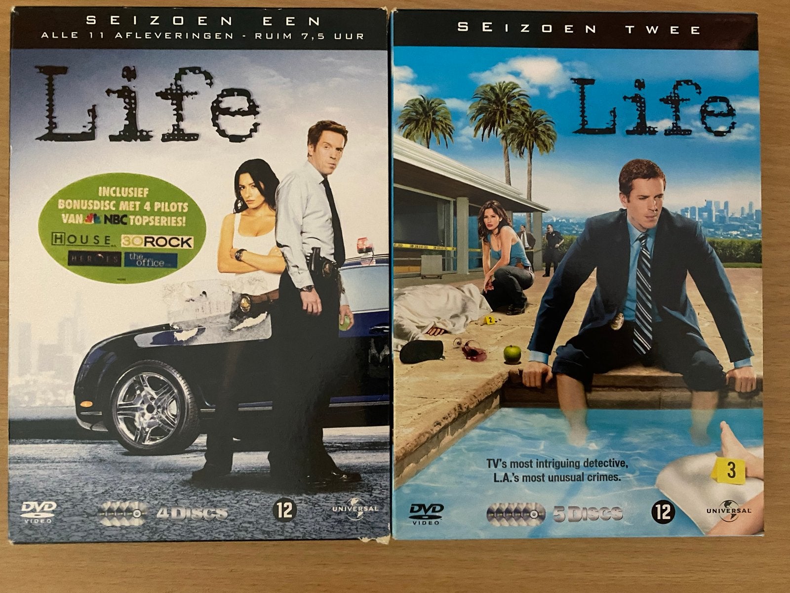 Life - Seizoen 1 & 2 DVD Boxset, Bonusmateriaal, Seizoen 1, Misdaad, Ophalen of Verzenden