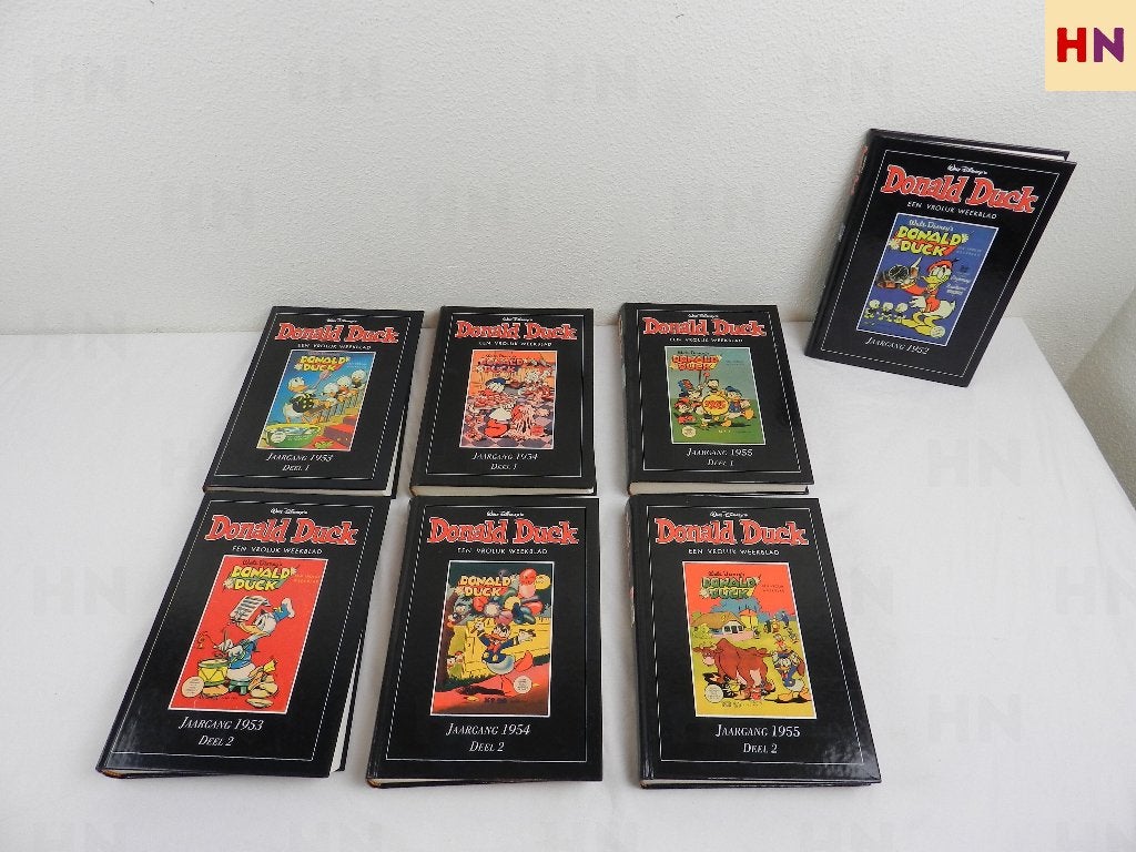 Donald Duck Weekblad Gebundelde Jaargangen 1952 t/m 1955, Boeken, Stripboeken, Gelezen, Complete serie of reeks, Ophalen of Verzenden